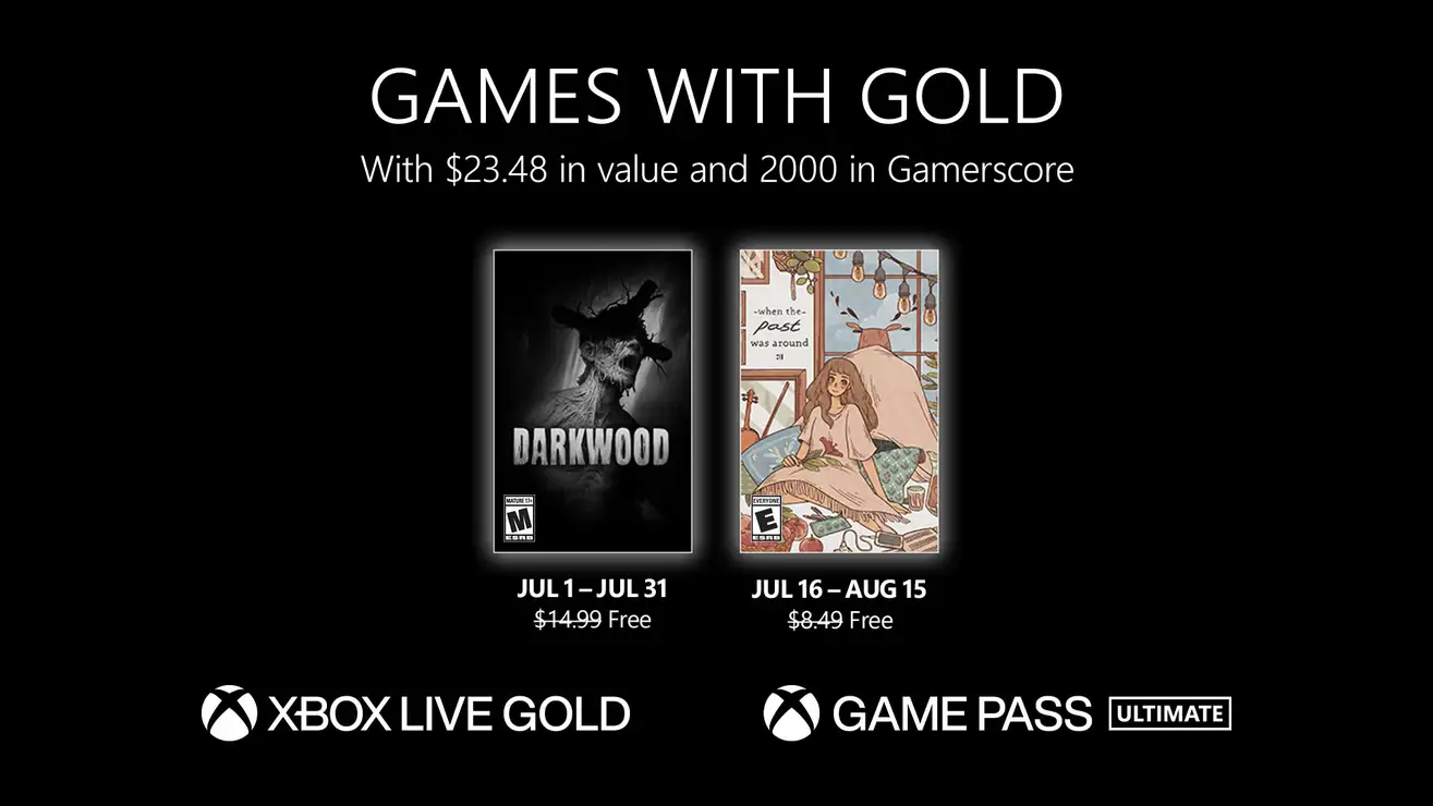 Darkwood y los juegos de Games with Gold en julio para Xbox